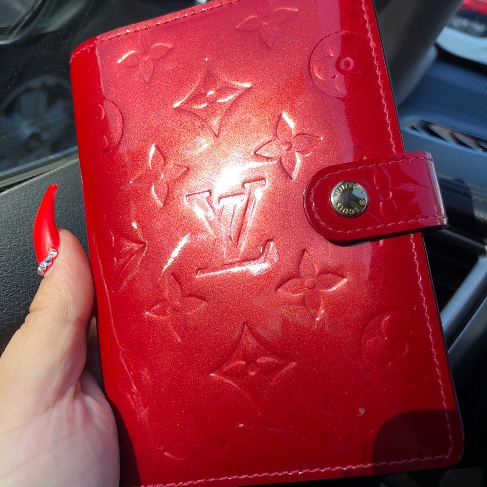 Louis Vuitton RED Vernis pm agenda
